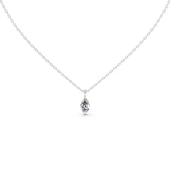 Solitaire Marquise cut 1.75 Cttw Lab Grown Diamond Pendant