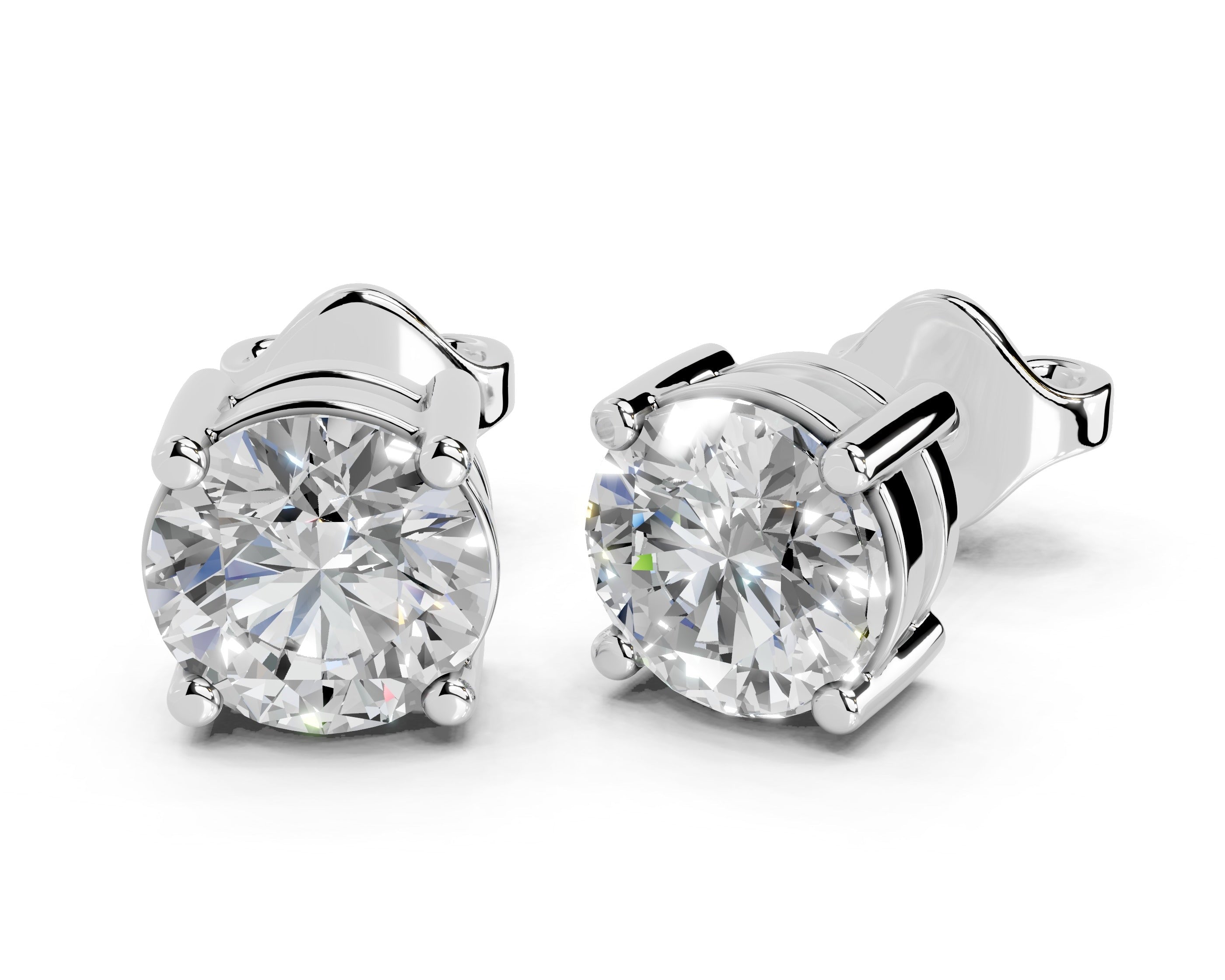 Diamond Stud Earrings Buying Guide: Carat, Cut, Setting & Backs