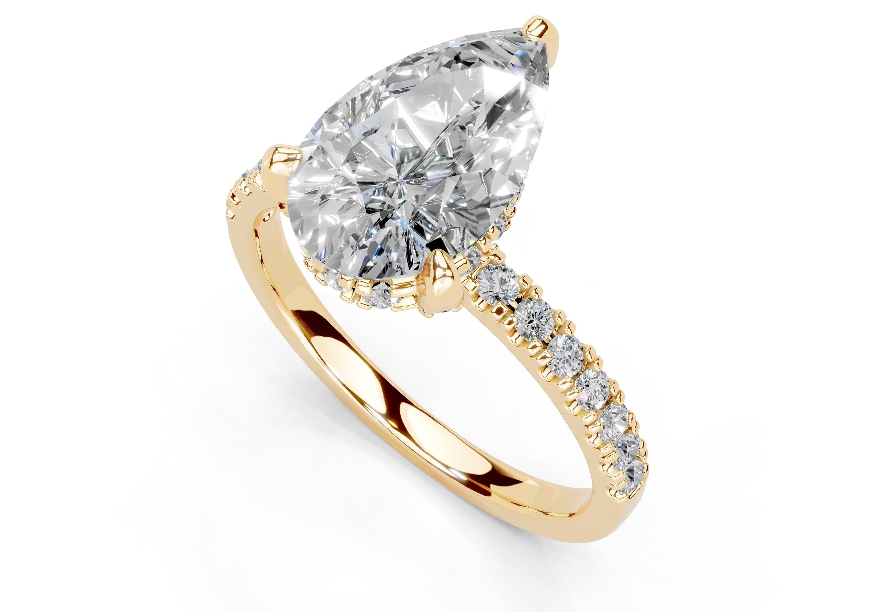 The Pear Cut Diamond: A Guide to the Pear Engagement Ring