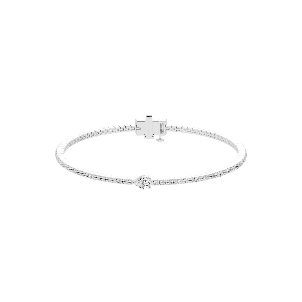 Lab grown diamond tennis bracelets