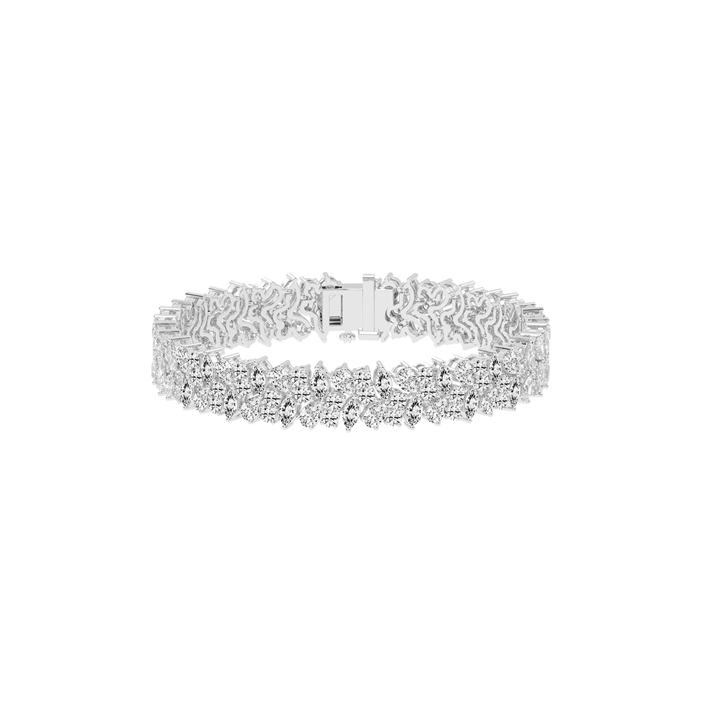 Lab grown diamond fashion bracelets