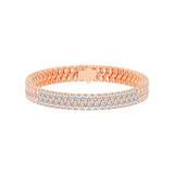 Pear Cut Lab Grown Diamond Bangle Bracelet