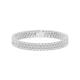 Pear Cut Lab Grown Diamond Bangle Bracelet