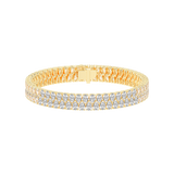 Pear Cut Lab Grown Diamond Bangle Bracelet