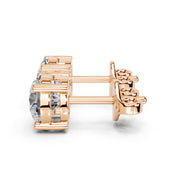 Four Prong Round Cut Lab Grown Diamond Studs