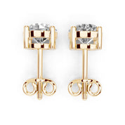 Four Prong Round Cut Lab Grown Diamond Studs