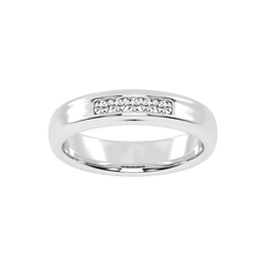 Round Cut Lab Grown Diamond Men's Anniversary Band