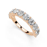 Cushion Cut Lab Grown Diamond Anniversary Band