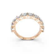 Cushion Cut Lab Grown Diamond Anniversary Band