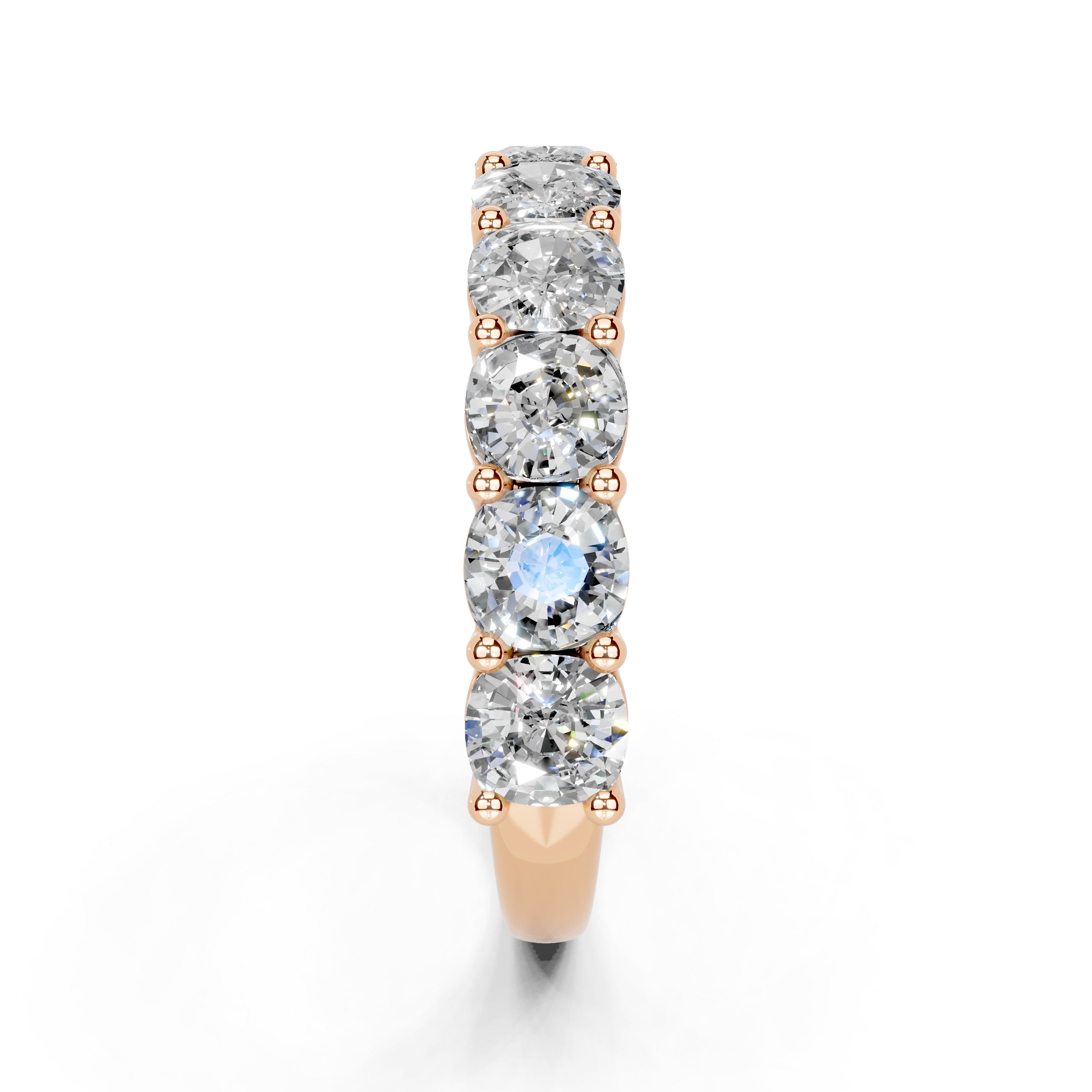 Cushion Cut Lab Grown Diamond Anniversary Band