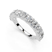Cushion Cut Lab Grown Diamond Anniversary Band