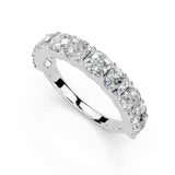 Cushion Cut Lab Grown Diamond Anniversary Band