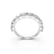 Cushion Cut Lab Grown Diamond Anniversary Band