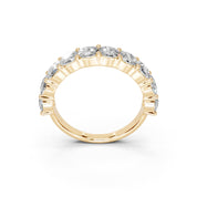 Cushion Cut Lab Grown Diamond Anniversary Band