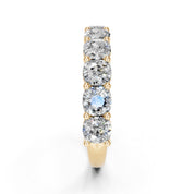 Cushion Cut Lab Grown Diamond Anniversary Band