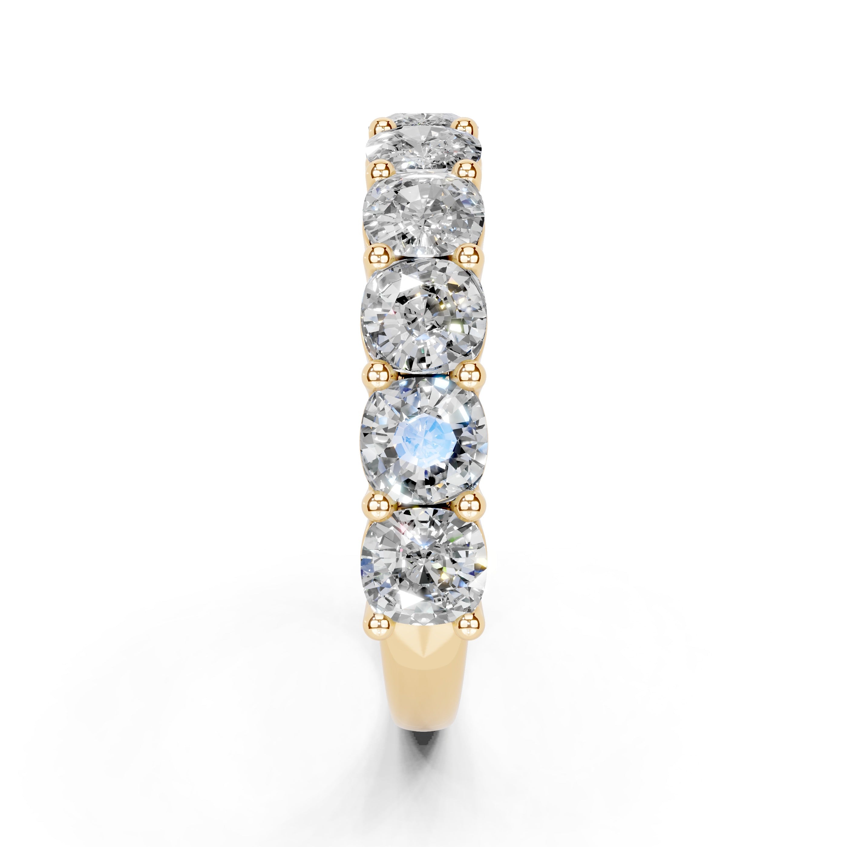 Cushion Cut Lab Grown Diamond Anniversary Band