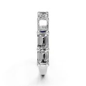 Emerald Cut Lab Grown Diamond Anniversary Band