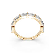 Emerald Cut Lab Grown Diamond Anniversary Band
