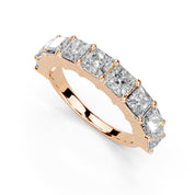 Princess Cut Lab Grown Diamond Anniversary Band