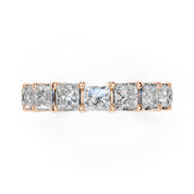 Princess Cut Lab Grown Diamond Anniversary Band
