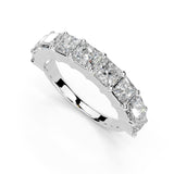 Princess Cut Lab Grown Diamond Anniversary Band