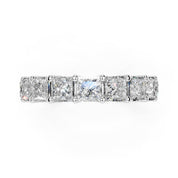 Princess Cut Lab Grown Diamond Anniversary Band