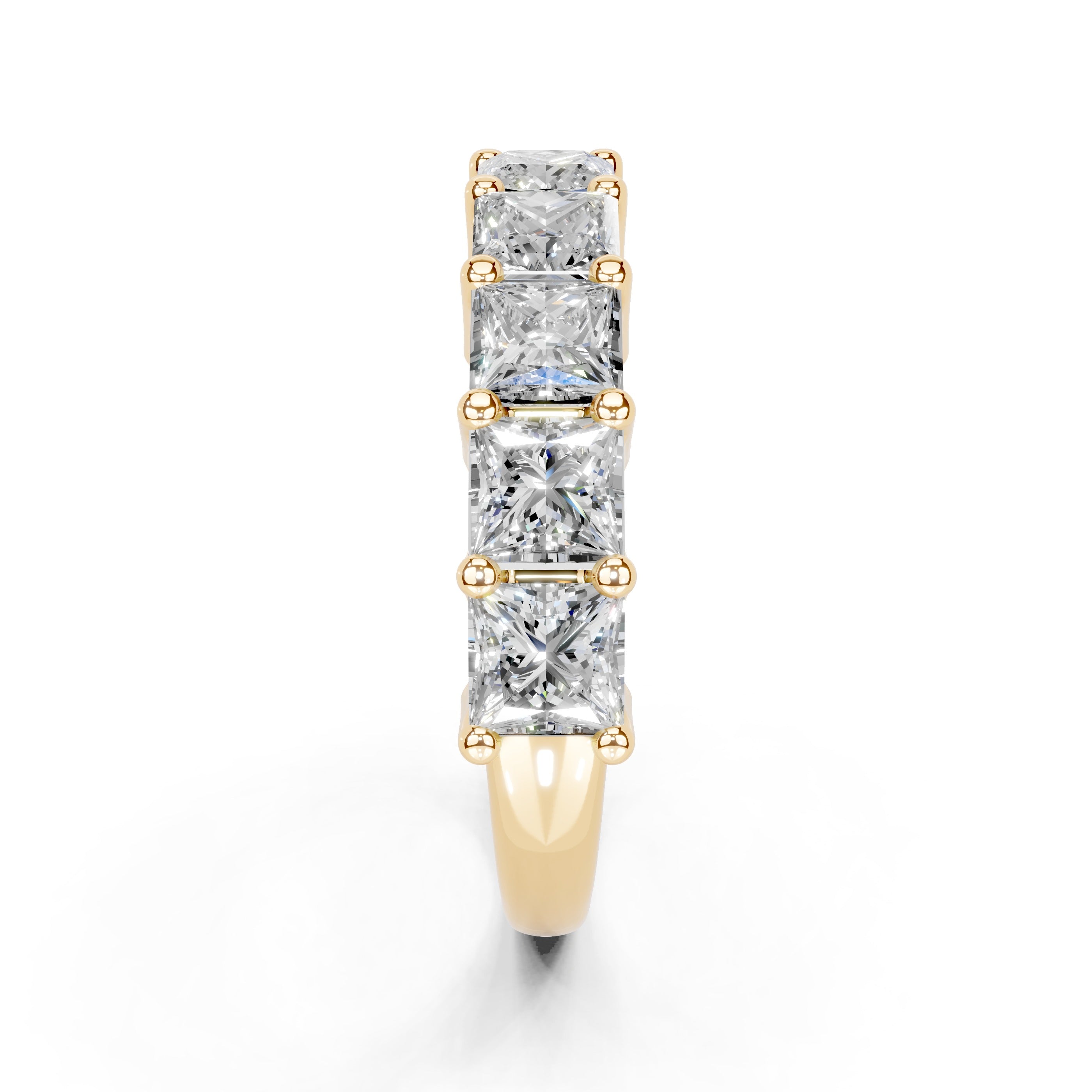 Princess Cut Lab Grown Diamond Anniversary Band