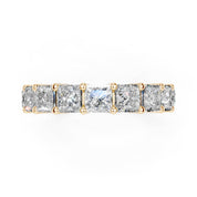 Princess Cut Lab Grown Diamond Anniversary Band