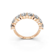 Round Cut Lab Grown Diamond Anniversary Band