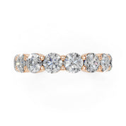 Round Cut Lab Grown Diamond Anniversary Band