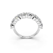 Round Cut Lab Grown Diamond Anniversary Band