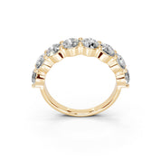 Round Cut Lab Grown Diamond Anniversary Band