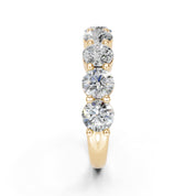 Round Cut Lab Grown Diamond Anniversary Band
