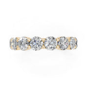 Round Cut Lab Grown Diamond Anniversary Band