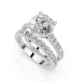 Round Cut Pavé Lab Grown Diamond Matching Band – Approx. 0.90ct Weight