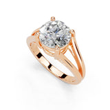 Split Shank Lab Grown Diamond Engagement Ring
