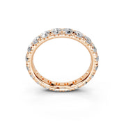 Round Cut Lab Grown Diamond Eternity Band