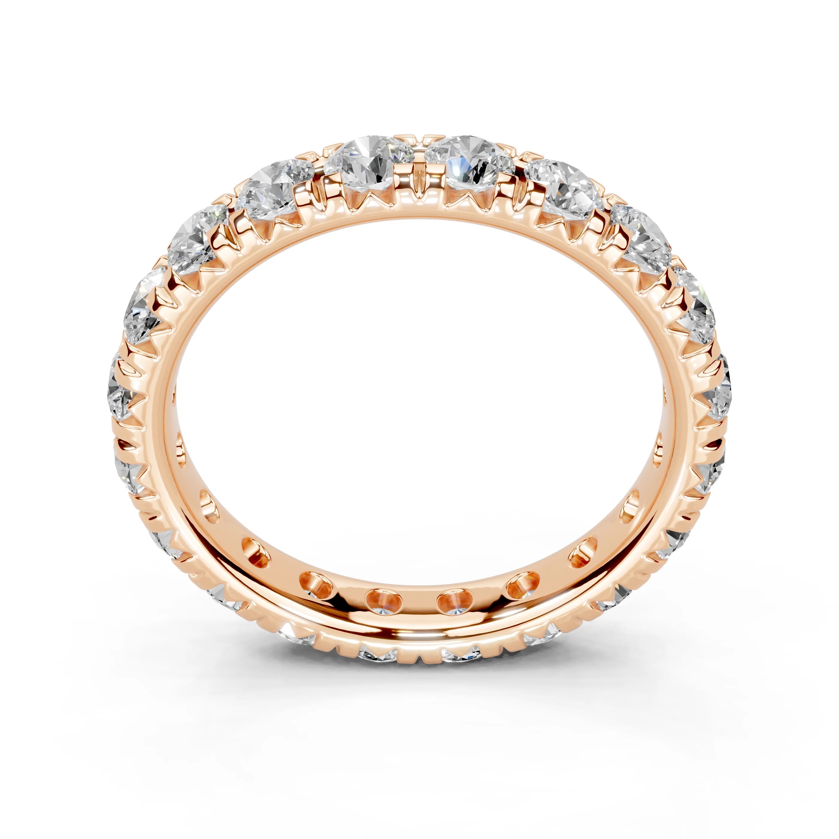 Classic Round Lab-Grown Diamond Eternity Wedding Band