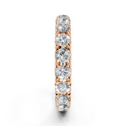 Round Cut Lab Grown Diamond Eternity Band
