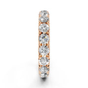 Classic Round Lab-Grown Diamond Eternity Wedding Band
