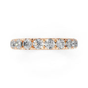 Round Cut Lab Grown Diamond Eternity Band