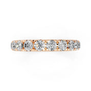 Classic Round Lab-Grown Diamond Eternity Wedding Band