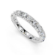 Round Cut Lab Grown Diamond Eternity Band