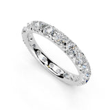 Round Cut Lab Grown Diamond Eternity  Band