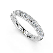 Classic Round Lab-Grown Diamond Eternity Wedding Band