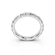 Round Cut Lab Grown Diamond Eternity Band