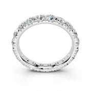 Classic Round Lab-Grown Diamond Eternity Wedding Band