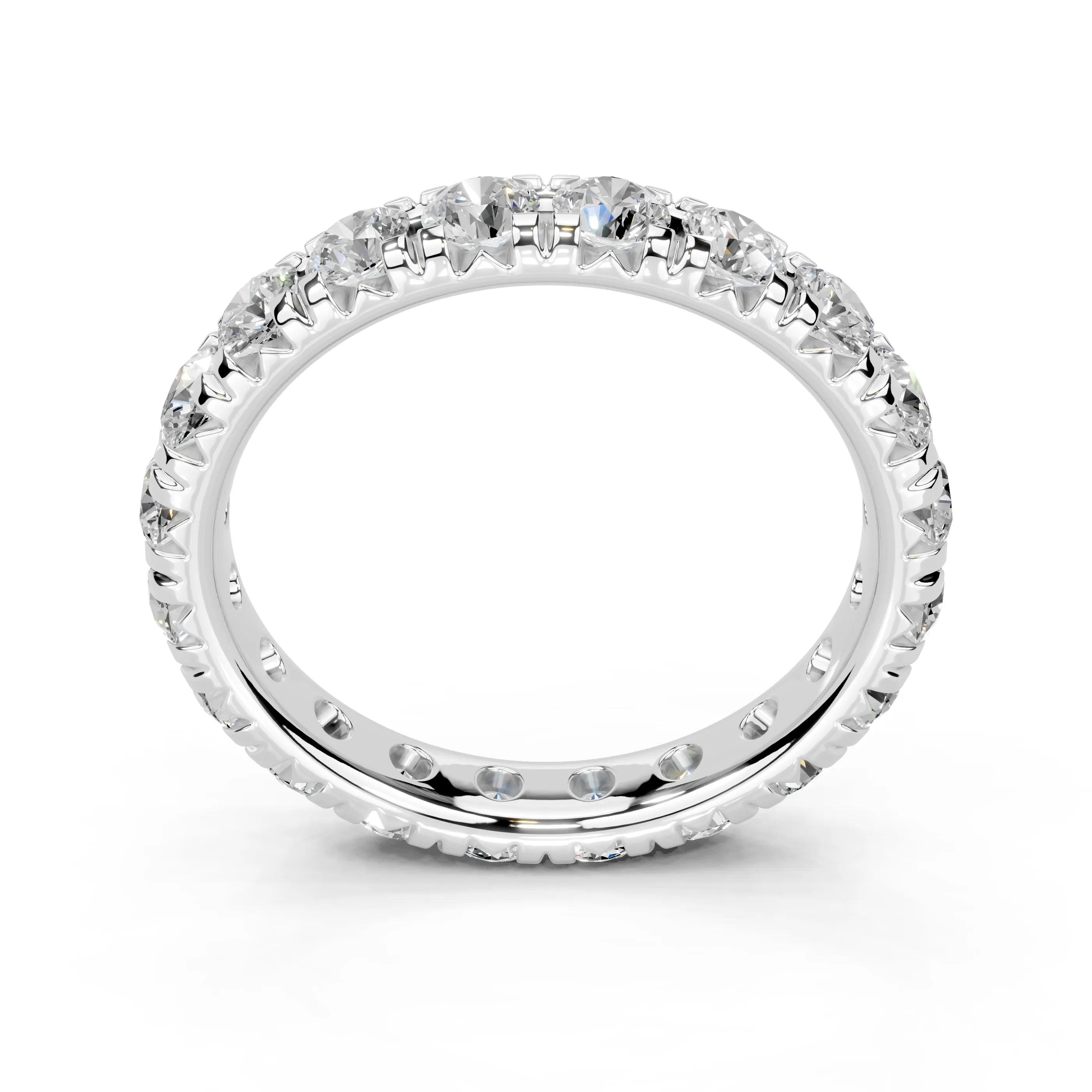Classic Round Lab-Grown Diamond Eternity Wedding Band