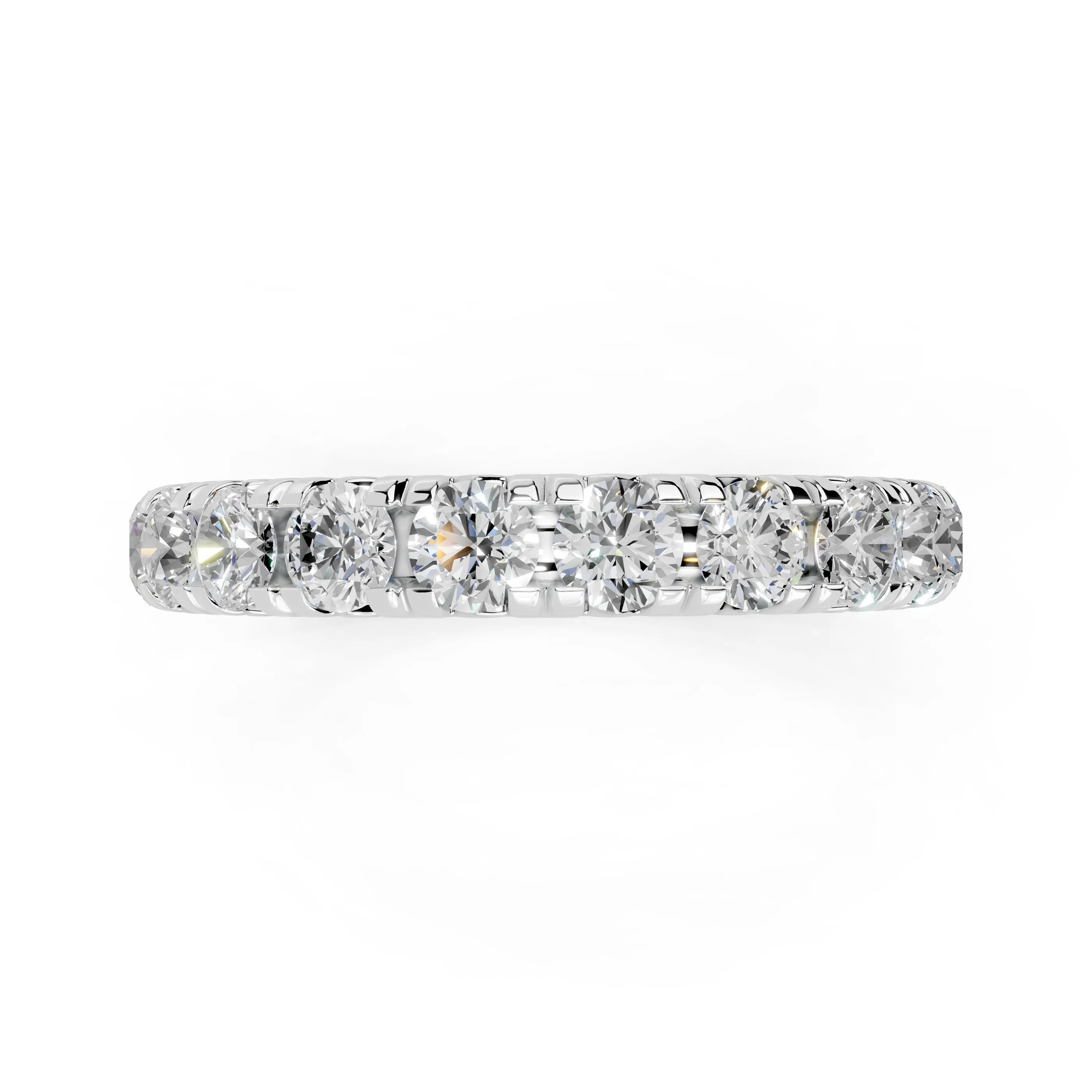 Classic Round Lab-Grown Diamond Eternity Wedding Band