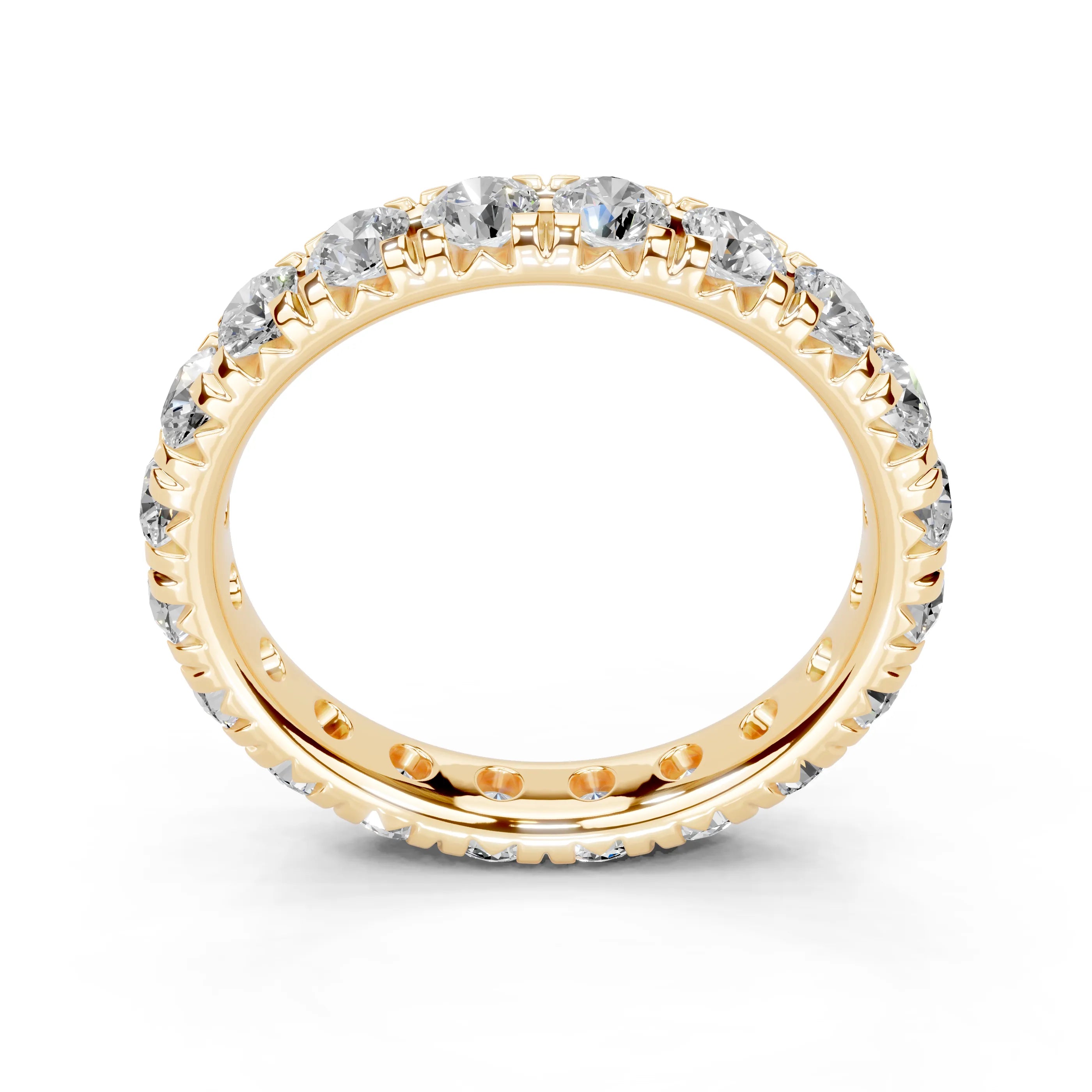 Classic Round Lab-Grown Diamond Eternity Wedding Band